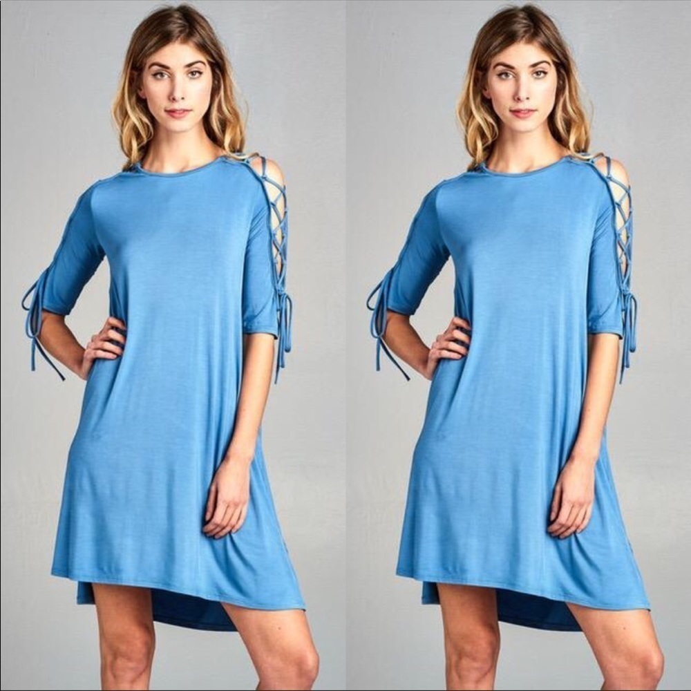 COTTON SHIFT DRESS SIZE Medium - Picture 3 of 6
